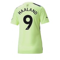 Manchester City Erling Haaland #9 Tredjetrøje Dame 2022-23 Kortærmet